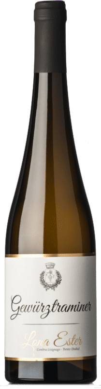 23,95 € Spedizione Gratuita | Vino bianco Lona Ester D.O.C. Trentino Trentino-Alto Adige Italia Gewürztraminer Bottiglia 75 cl