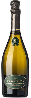 12,95 € Envio grátis | Espumante branco Loredan Gasparini Casa Bianca Brut D.O.C.G. Prosecco di Conegliano-Valdobbiadene Vêneto Itália Glera Garrafa 75 cl