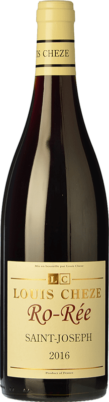24,95 € Бесплатная доставка | Красное вино Louis Chèze Ro-Rée старения A.O.C. Saint-Joseph Рона Франция Syrah бутылка 75 cl