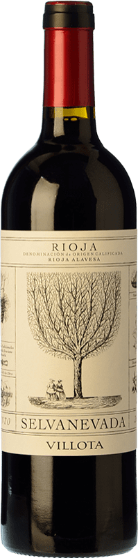 16,95 € Kostenloser Versand | Rotwein Villota Selvanevada D.O.Ca. Rioja La Rioja Spanien Tempranillo, Garnacha — Grenache, Graciano, Mazuelo Flasche 75 cl
