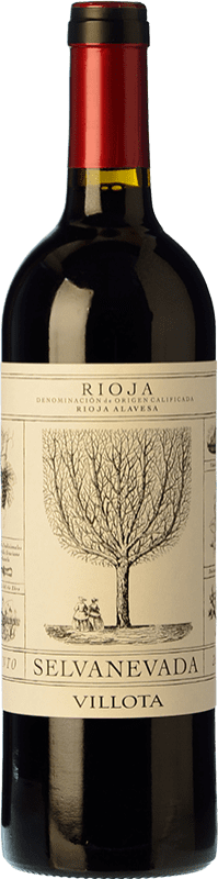 15,95 € Spedizione Gratuita | Vino rosso Villota Selvanevada D.O.Ca. Rioja La Rioja Spagna Tempranillo, Graciano, Mazuelo, Grenache Tintorera Bottiglia 75 cl