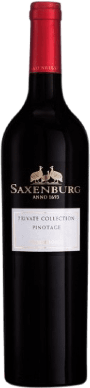 24,95 € Envio grátis | Vinho tinto Saxenburg Private Collection I.G. Stellenbosch Coastal Region África do Sul Pinotage Garrafa 75 cl