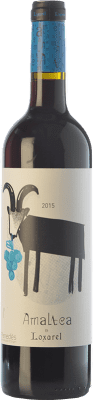 12,95 € Free Shipping | Red wine Loxarel Amaltea Negre Aged D.O. Penedès Catalonia Spain Tempranillo, Merlot, Cabernet Sauvignon Bottle 75 cl