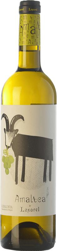 7,95 € Envío gratis | Vino blanco Loxarel Amaltea Blanc D.O. Catalunya Cataluña España Garnacha Blanca, Xarel·lo Botella 75 cl