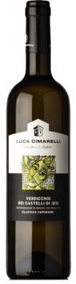 7,95 € Бесплатная доставка | Белое вино Luca Cimarelli Superiore D.O.C. Verdicchio dei Castelli di Jesi Marche Италия Verdicchio бутылка 75 cl