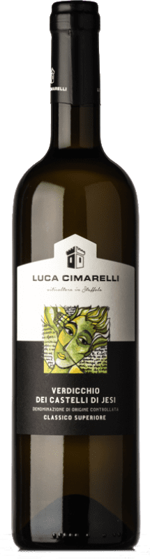 8,95 € Envoi gratuit | Vin Blanc Luca Cimarelli Supérieur D.O.C. Verdicchio dei Castelli di Jesi Marches Italie Verdicchio Bouteille 75 cl