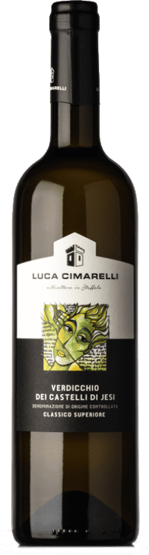 7,95 € Envoi gratuit | Vin blanc Luca Cimarelli Superiore D.O.C. Verdicchio dei Castelli di Jesi Marches Italie Verdicchio Bouteille 75 cl