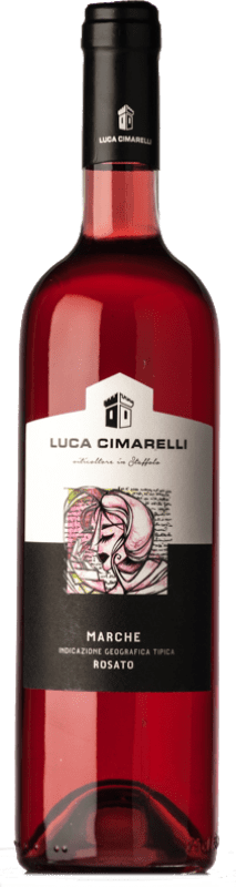 7,95 € Spedizione Gratuita | Vino Rosato Luca Cimarelli I.G.T. Marche Marche Italia Montepulciano 75 cl