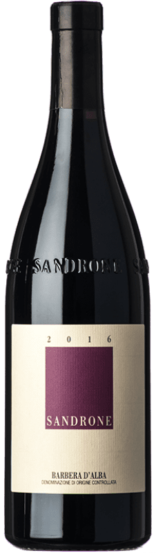 25,95 € Kostenloser Versand | Rotwein Sandrone D.O.C. Barbera d'Alba Piemont Italien Barbera Flasche 75 cl