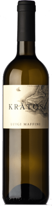 19,95 € Envío gratis | Vino blanco Luigi Maffini Kràtos D.O.C. Cilento Campania Italia Fiano Botella 75 cl
