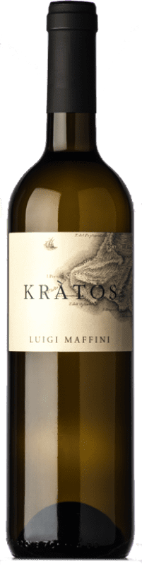 21,95 € Free Shipping | White wine Luigi Maffini Kràtos D.O.C. Cilento Campania Italy Fiano Organic Bottle 75 cl