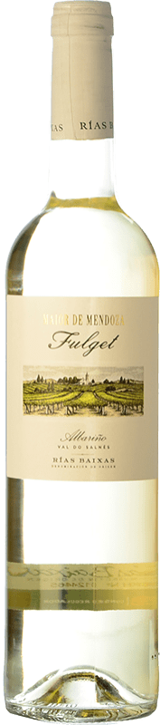10,95 € Kostenloser Versand | Weißwein Maior de Mendoza Fulget D.O. Rías Baixas Galizien Spanien Albariño — Albarinho Flasche 75 cl