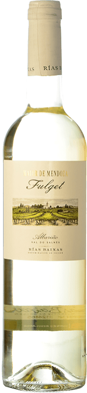 16,95 € Kostenloser Versand | Weißwein Maior de Mendoza Fulget D.O. Rías Baixas Galizien Spanien Albariño Flasche 75 cl