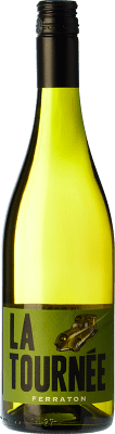 10,95 € Spedizione Gratuita | Vino bianco Ferraton Père La Tournée Blanc A.O.C. Côtes du Rhône Francia Viognier, Vermentino Bottiglia 75 cl