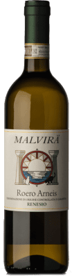 26,95 € Envío gratis | Vino blanco Malvirà Renesio D.O.C.G. Roero Piemonte Italia Arneis Botella 75 cl