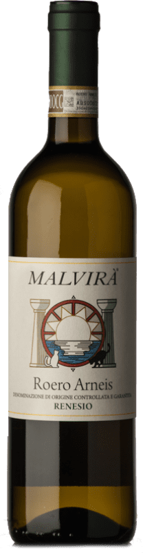 26,95 € Spedizione Gratuita | Vino bianco Malvirà Renesio D.O.C.G. Roero Piemonte Italia Arneis Bottiglia 75 cl
