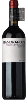 9,95 € Free Shipping | Red wine Mandrarossa Serra Brada D.O.C. Sicilia Sicily Italy Cabernet Sauvignon Bottle 75 cl