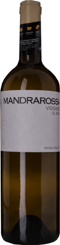 12,95 € 免费送货 | 白酒 Mandrarossa Le Senie D.O.C. Sicilia 西西里岛 意大利 Viognier 瓶子 75 cl