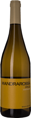 11,95 € Spedizione Gratuita | Vino bianco Mandrarossa Costadune D.O.C. Sicilia Sicilia Italia Grillo Bottiglia 75 cl