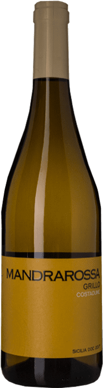 11,95 € Free Shipping | White wine Mandrarossa Costadune D.O.C. Sicilia Sicily Italy Grillo Bottle 75 cl