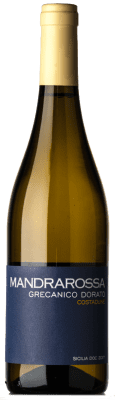 12,95 € Spedizione Gratuita | Vino bianco Mandrarossa Costadune D.O.C. Sicilia Sicilia Italia Grecanico Dorato Bottiglia 75 cl