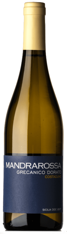 12,95 € Envio grátis | Vinho branco Mandrarossa Costadune D.O.C. Sicilia Sicília Itália Grecanico Garrafa 75 cl