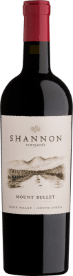 56,95 € Free Shipping | Red wine Shannon Vineyards Mount Bullet A.V.A. Elgin South Africa Merlot Bottle 75 cl