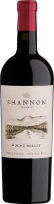 66,95 € Envio grátis | Vinho tinto Shannon Vineyards Mount Bullet A.V.A. Elgin África do Sul Merlot Garrafa 75 cl