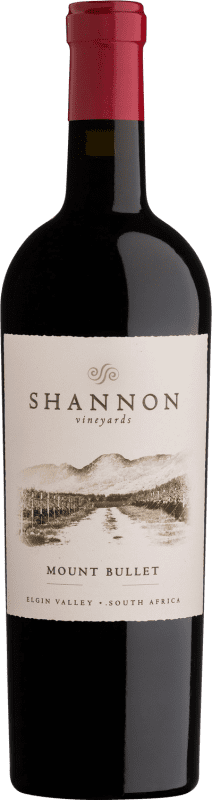 49,95 € Kostenloser Versand | Rotwein Shannon Vineyards Mount Bullet A.V.A. Elgin Südafrika Merlot 75 cl