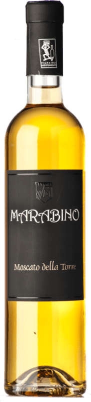 29,95 € Envio grátis | Vinho doce Marabino Noto della Torre I.G.T. Terre Siciliane Sicília Itália Mascate Branco Garrafa Medium 50 cl