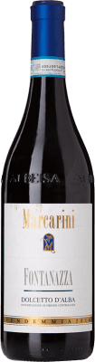16,95 € Spedizione Gratuita | Vino rosso Marcarini Fontanazza D.O.C.G. Dolcetto d'Alba Piemonte Italia Dolcetto Bottiglia 75 cl