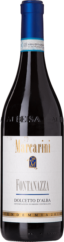 16,95 € 免费送货 | 红酒 Marcarini Fontanazza D.O.C.G. Dolcetto d'Alba 皮埃蒙特 意大利 Dolcetto 瓶子 75 cl