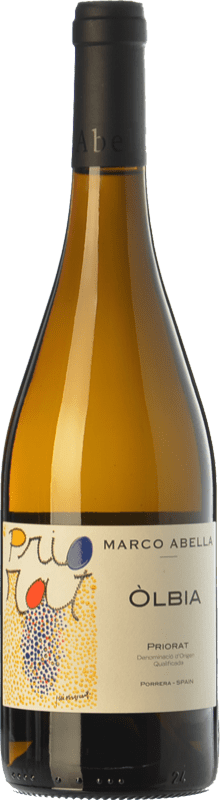 29,95 € Free Shipping | White wine Marco Abella Òlbia Aged D.O.Ca. Priorat Catalonia Spain Grenache White, Viognier, Pedro Ximénez Bottle 75 cl