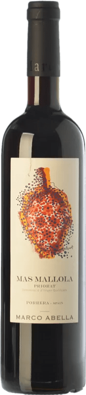 43,95 € Envío gratis | Vino tinto Marco Abella Mas Mallola Crianza D.O.Ca. Priorat Cataluña España Garnacha, Cabernet Sauvignon, Cariñena Botella 75 cl