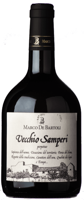 86,95 € Envío gratis | Vino blanco Marco de Bartoli Vecchio Samperi D.O.C. Sicilia Sicilia Italia Grillo Botella 75 cl