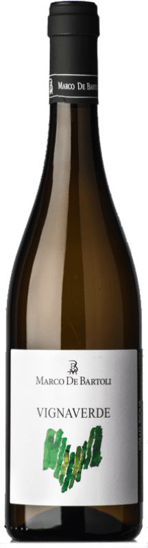 22,95 € Kostenloser Versand | Weißwein Marco de Bartoli Vignaverde D.O.C. Sicilia Sizilien Italien Grillo Flasche 75 cl