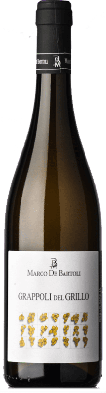 39,95 € Бесплатная доставка | Белое вино Marco de Bartoli Grappoli I.G.T. Terre Siciliane Сицилия Италия Grillo бутылка 75 cl