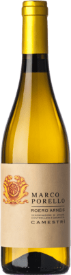 16,95 € Envio grátis | Vinho branco Marco Porello Camestrì D.O.C.G. Roero Piemonte Itália Arneis Garrafa 75 cl