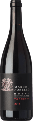 21,95 € Бесплатная доставка | Красное вино Marco Porello Torretta D.O.C.G. Roero Пьемонте Италия Nebbiolo бутылка 75 cl