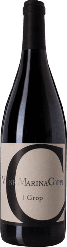 24,95 € Free Shipping | Red wine Coppi I Grop Superiore D.O.C. Colli Tortonesi Piemonte Italy Barbera Bottle 75 cl