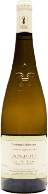 19,95 € Envío gratis | Vino Blanco Philippe Delesvaux Feuille d'Or A.O.C. Anjou Loire Francia Chenin Eco — Ecológico 75 cl