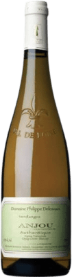33,95 € Бесплатная доставка | Белое вино Philippe Delesvaux Blanc Authentique A.O.C. Anjou Луара Франция Chenin White бутылка 75 cl