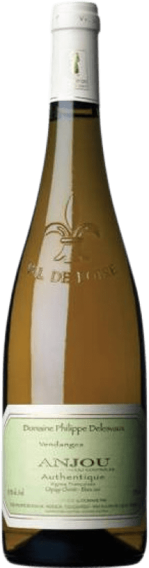 33,95 € Envío gratis | Vino blanco Philippe Delesvaux Blanc Authentique A.O.C. Anjou Loire Francia Chenin Blanco Botella 75 cl