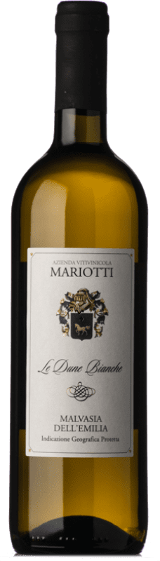 12,95 € Бесплатная доставка | Белое вино Mariotti Le Dune Bianche I.G.T. Emilia Romagna Эмилия-Романья Италия Malvasia — Мальвасия Бутылка 75 cl