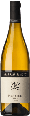 17,95 € Бесплатная доставка | Белое вино Simčič Marjan I.G. Primorska Goriška Brda Словения Pinot Grey бутылка 75 cl