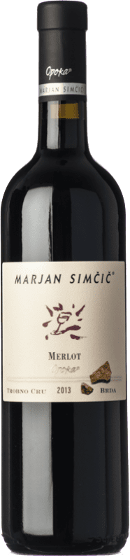 78,95 € Бесплатная доставка | Красное вино Simčič Marjan Opoka I.G. Primorska Goriška Brda Словения Merlot бутылка 75 cl
