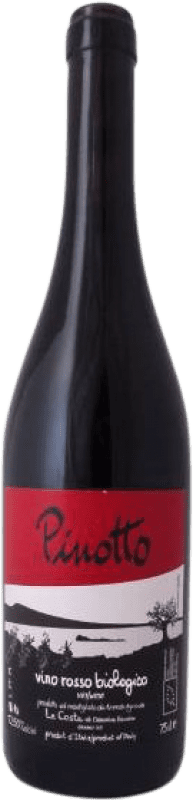 59,95 € Kostenloser Versand | Rotwein Le Coste Pinotto I.G. Vino da Tavola Latium Italien Syrah, Pinot Noir — Spätburgunder Eco — Biologisch 75 cl