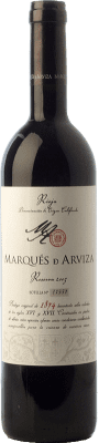 12,95 € Free Shipping | Red wine Marqués de Arviza Reserve D.O.Ca. Rioja The Rioja Spain Tempranillo, Grenache Bottle 75 cl
