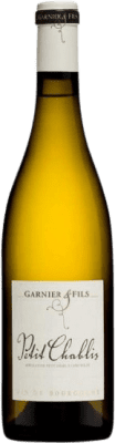 18,95 € Бесплатная доставка | Белое вино Domaine Garnier A.O.C. Petit-Chablis Бургундия Франция Chardonnay бутылка 75 cl