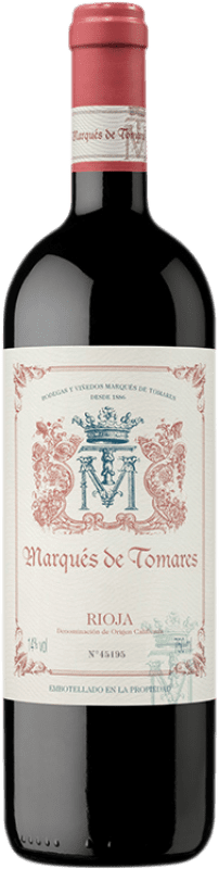 14,95 € 免费送货 | 红葡萄酒 Marqués de Tomares Crianza — 陈酿 D.O.Ca. Rioja 拉里奥哈 西班牙 Tempranillo — 丹魄, Graciano — 格拉西亚诺 75 cl